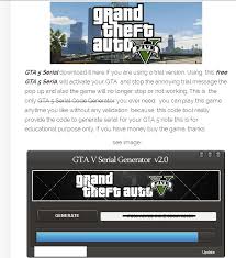 Gta 5 license key pc free download torrent download; Gta 5 Serial 100 Serial Key Or Number Download