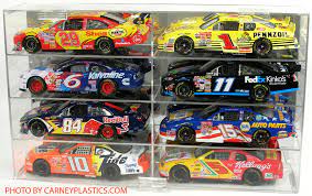 Built from a barn find race car. Nascar Diecast Model Car Display Case 8 Car 1 24