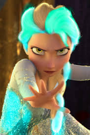 Elsa with grass powers