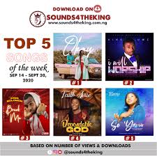 Top 5 Nigerian Gospel Songs Of The Week 3rd Week Of September Gospel Song Praise And Worship Music Gospel