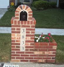 The brick mailbox company did a wonderful job. Diy Brick Mailbox Cherokee Brick Mailbox Brick Mailbox Diy Project