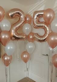 Book a party trolley and head out for a day that will go down in history. 25th Birthday Balloon Magic