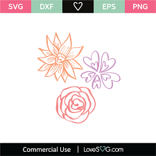 Free Free 198 Dainty Flower Svg Free SVG PNG EPS DXF File