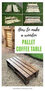How To Build A Pallet Coffee Table Step By Step Wooden Pallet Coffee Table Diy Wood Pallet Projects Pallet Coffee Table Diy