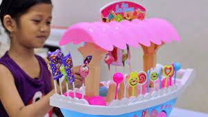 Rp95.800 harga mainan gerobak dorong es krim / sweet shop / candy shop: Drama Hana Main Jualan Es Krim Beneran Permen Lollipop Pakai Mainan Ice Cream Cart Uangnya Beneran Youtube