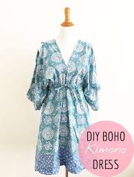 Free Sewing Pattern Boho Kimono Dress Pattern So Sew Easy Kimono Dress Pattern Dress Patterns Free Sewing Dresses