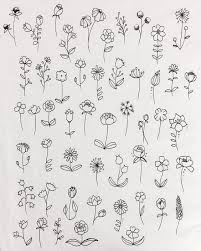 Add on interconnected petals on each bud. 30 Ways To Draw Flowers