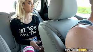 Stranded Teens - Sexy newbie pornstar teen sucking dick in a car - Uma  Jolie - HD [720p]