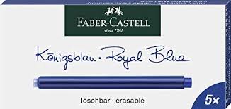 Mewarnai menggunakan connector pen faber castell #fabercastell #connectorpen #mewarnaisulap. Faber Castell 185524 Grossraum Standardpatronen 5er Pack Konigsblau Amazon De Burobedarf Schreibwaren