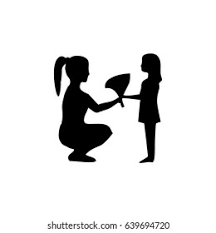 Check spelling or type a new query. Mother Daughter Silhouette Stock Vector Royalty Free 639694720