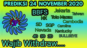 Prediksi 24 November 2020 Bbfs Angka Main Jitu Toto Macau Hongkong Sydney Jakarta Taiwan Youtube
