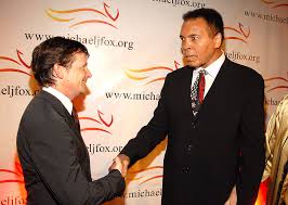 He worked to raise funds for parkinson's research through the 2000s, even bearing the olympic flag in 2012. Michael J Fox Cure Parkinson S To Honor Muhammad Ali Time