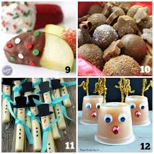 They're delicious served with a little chocolate sauce on the side. 20 Fun Kids Christmas Snacks