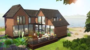 La Maison Du Lac In 2020 House Styles Sims Mansions