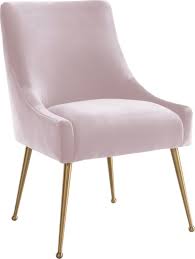 Loretta Blush Dining Chair In 2020 Dining Chairs Navy Dining Chairs Velvet Dining Chairs