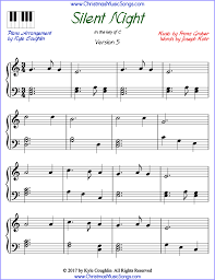 Silent Night Intermediate Piano Sheet Music Free Printable Pdf At Www Christmasmusicsongs Com Piano Sheet Music Free Piano Sheet Clarinet Sheet Music