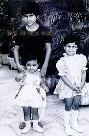 Saif Soha Saba Ali Khan S Baby Pic Childhood Photos Bollywood Photos Best Movies Now