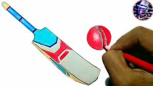 How To Draw Cricket Bat And Ball Very Simple Youtube Hand drawn set with baseball bat and glove, segway bowlong, hokkey tennis items. how to draw cricket bat and ball very simple