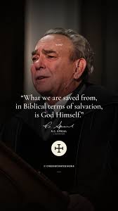 “What we are saved from, in Biblical terms of salvation, is God Himself.” ,  R.C. talks about who we are saved from and His personal conversion. ,