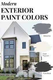In modern design, black exteriors are. Modern Exterior Paint Colors Exterior House Paint Color Combinations Modern Exterior Exterior Paint Colors For House