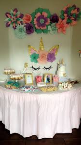Unicorn Candy Table Candy Table Decorations Birthday Candy Table Unicorn Birthday Party Decorations