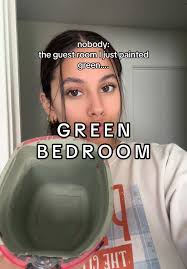 Syd Painting Her Room with Olive Finished