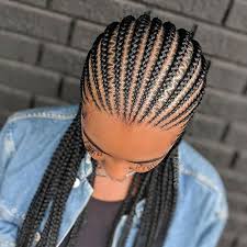Short straight back with beads : 50 Cool Cornrow Braid Hairstyles To Get In 2021
