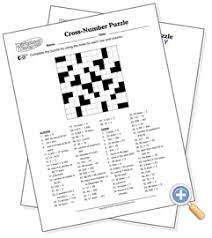 Get kids more engaged with our challenging yet interesting math puzzles. Cross Number Puzzle Worksheetworks Com