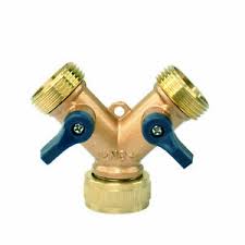 3/4 anschluss zur bequemen entnahme auch für höhere. 1 9cm Messing Zwei Weg Doppel Garten Wasserhahn Schlauchleitung Adapter Splitter Ebay