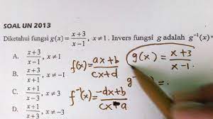 Menghayati dan mengamalkan ajaran agama yang dianutnya. Tutorial Cara Cepat Mencari Fungsi Invers Matematika Sma Youtube