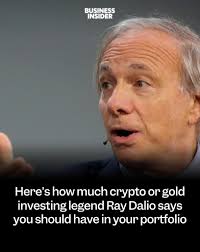 Famed investor Ray Dalio said that the debasement of fiat currencies is a  big risk, and gold and bitcoin are a hedge. Here's how much he says to  hold. (Credit: Kimberly White/Getty