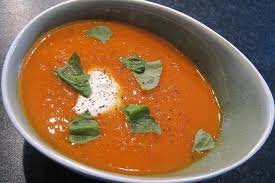 Frische Tomatensuppe Von Djbaraka Chefkoch Frische Tomatensuppe Tomatensuppe Tomaten Suppe