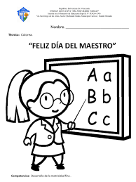 Nuevas imágenes para el día del maestro: Feliz Dia De La Educacion Inicial Para Colorear