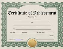 1,928 free certificate designs that you can download and print. Free Printable Certificate Of Achievement Blank Templates
