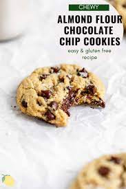 Almond Flour Chocolate Chip Cookies Recipe Almond Flour Chocolate Chip Cookies Cookies Recipes Chocolate Chip Almond Flour
