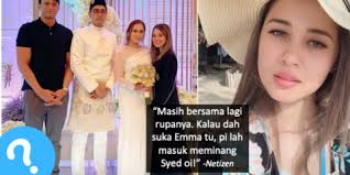 Netizen punca emma maembong buka tudung? Mereka Masih Bersama Syed Abdullah Upload Gambar Di Pelamin Bersama Emma Maembong Question Answer Soulusi Com