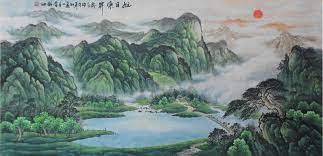 Check spelling or type a new query. Mountains Painting Chinese Oil Paintings Art Feng Shui Landscape Painting Us 278 00 Chinese Landscape Painting Large Landscape Painting Landscape Paintings
