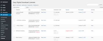 software licensing for wordpress and easy digital downloads