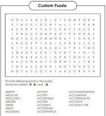 The spruce / kelly miller word search puzzles are a good way for kids to learn n. Make Your Own Free Word Search Puzzle
