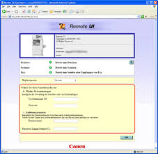 Damit sparen sie zeit und kosten, sodass sie nicht nur ihre terminvorgaben einhalten. Starten Des Remote Ui Canon Imagerunner 2545i 2530i 2525 2520 E Anleitung