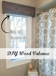 Wood Valance Sypsie Designs Wood Valance Simple Window Treatments Home Diy