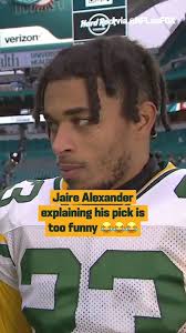 This Jaire Alexander interview is all-time 😂, (🎥 @nfl)