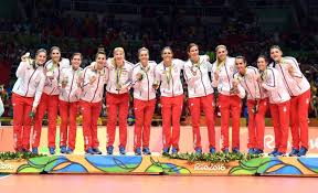 To win the first olympic volleyball gold medal for the u.s. Serbia Women S Volleyball Team Silver Medal 2016 Olympic Games In Rio De Janeiro Srpske OdboÑ˜kashice Sreb Women Volleyball Serbian Women Serbian Clothing