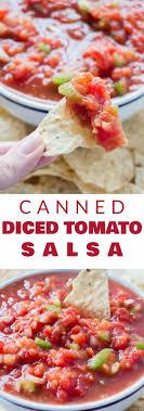 They have fewer sides, thicker, meatier walls, and less water. Canned Salsa Easy Recipe Made With Canned Tomatoes