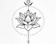 Image Result For Lotus Moon Tattoo Lotus Flower Art Lotus Flower Mandala Lotus Flower Drawing