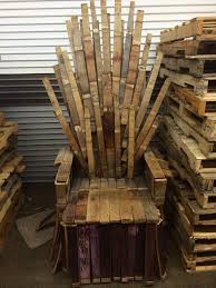 A Wooden Throne Game Of Thrones Chair Wooden Projects Wood Diy