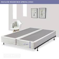 Place the box spring onto the metal support bars and then place the mattress on top. Wayton 8 Fully Assembled Split Box Spring Queen Walmart Com Walmart Com