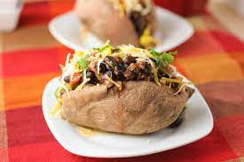 Black Bean And Corn Stuffed Sweet Potatoes Daniel Fast Recipes Food Daniel Fast