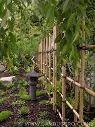 Unique shaped circle and square iron trellis. Japanese Fencing Bamboo Garden Bamboo Trellis Japanese Fence