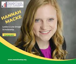 Congratulations to Hannah...